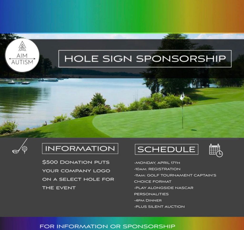 Hole Sponsor Aim Autism Charity Golf Outing